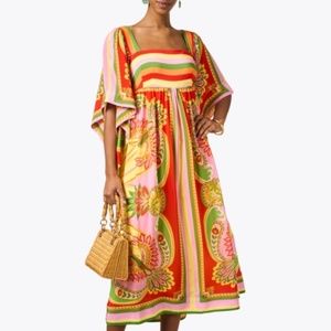 Farm Rio Multi Scarf Dress XS